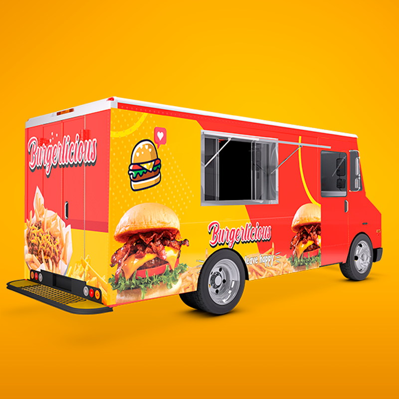 Burgerlicious food truck design